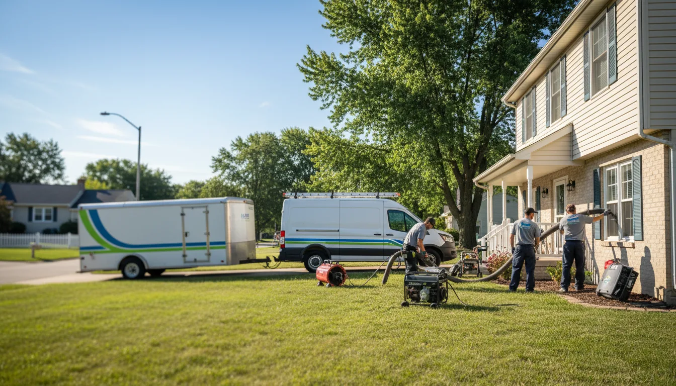 Flooded Basement Restoration And Cleanup With Repair in Alexandria, NE near me
